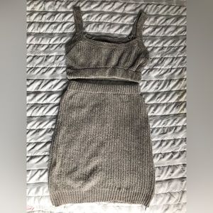 JLUXLABEL Two piece knit set